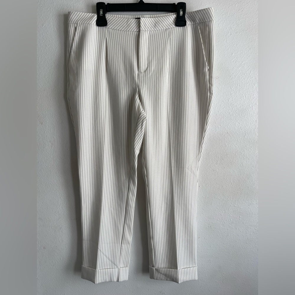 NYDJ Women Striped Dress Pants Size 16